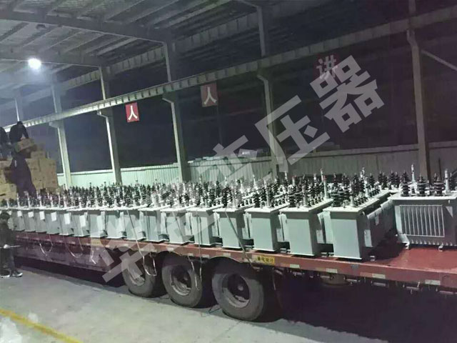 郴州非晶合金变压器发货现场